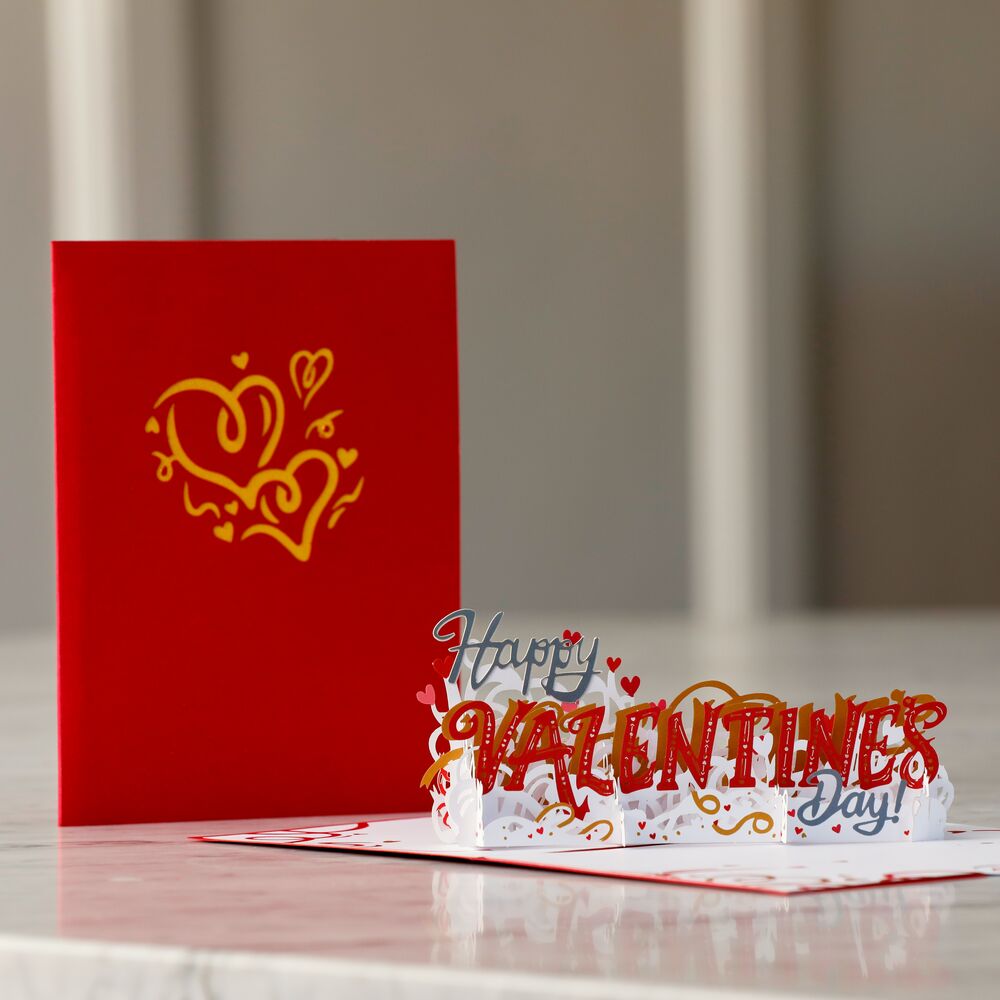 Happy Valentine’s Day Pop-Up Card、mySite、solidvoid