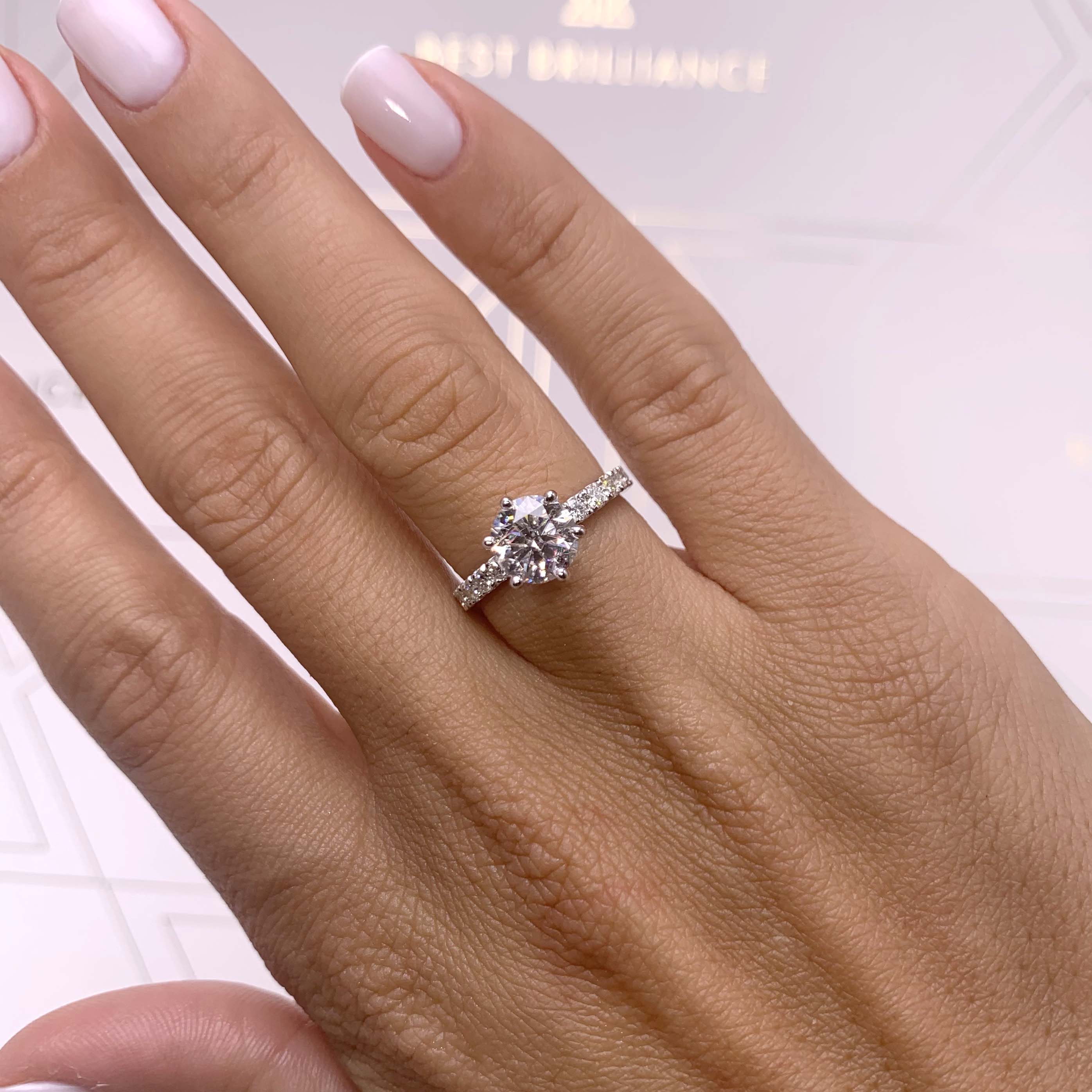 Jane Lab Grown Diamond Ring -14K White Gold、mySite、hinf8tx79