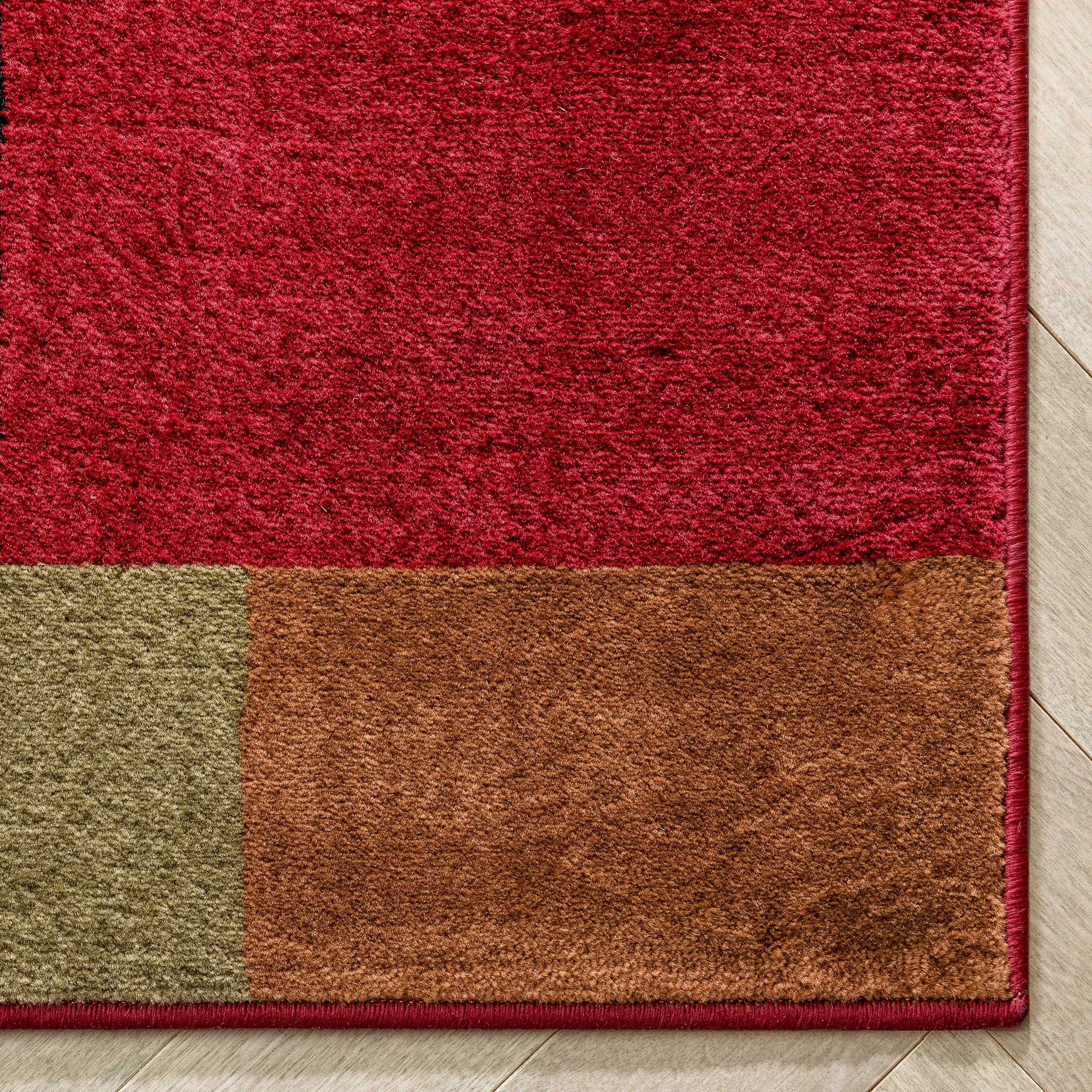 River Red Modern Rug、mySite、gigharbornorthrealestate