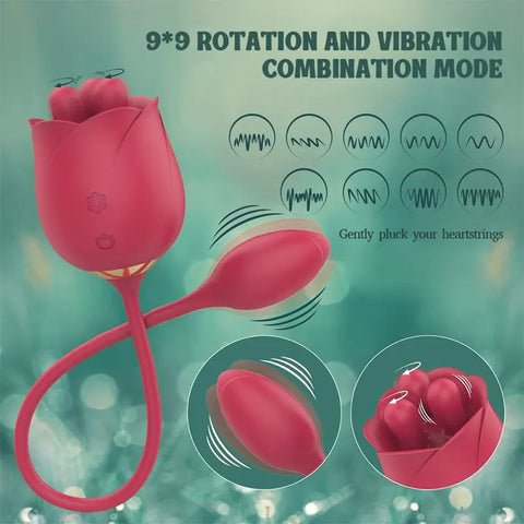 Rose Toy with Vibrating Egg