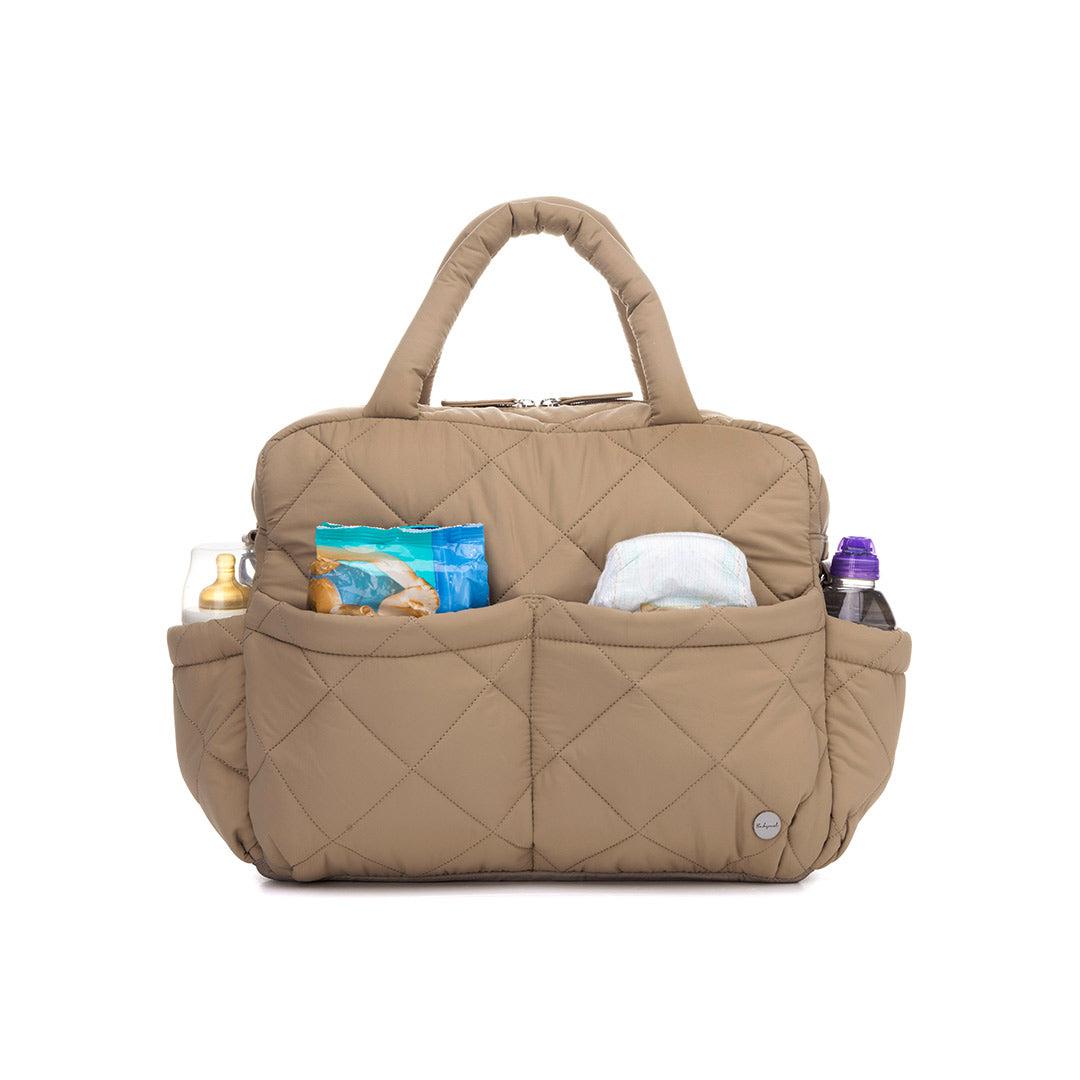  Babymel Willow Quilted Tote Bag - Oat、mySite、merchandisen