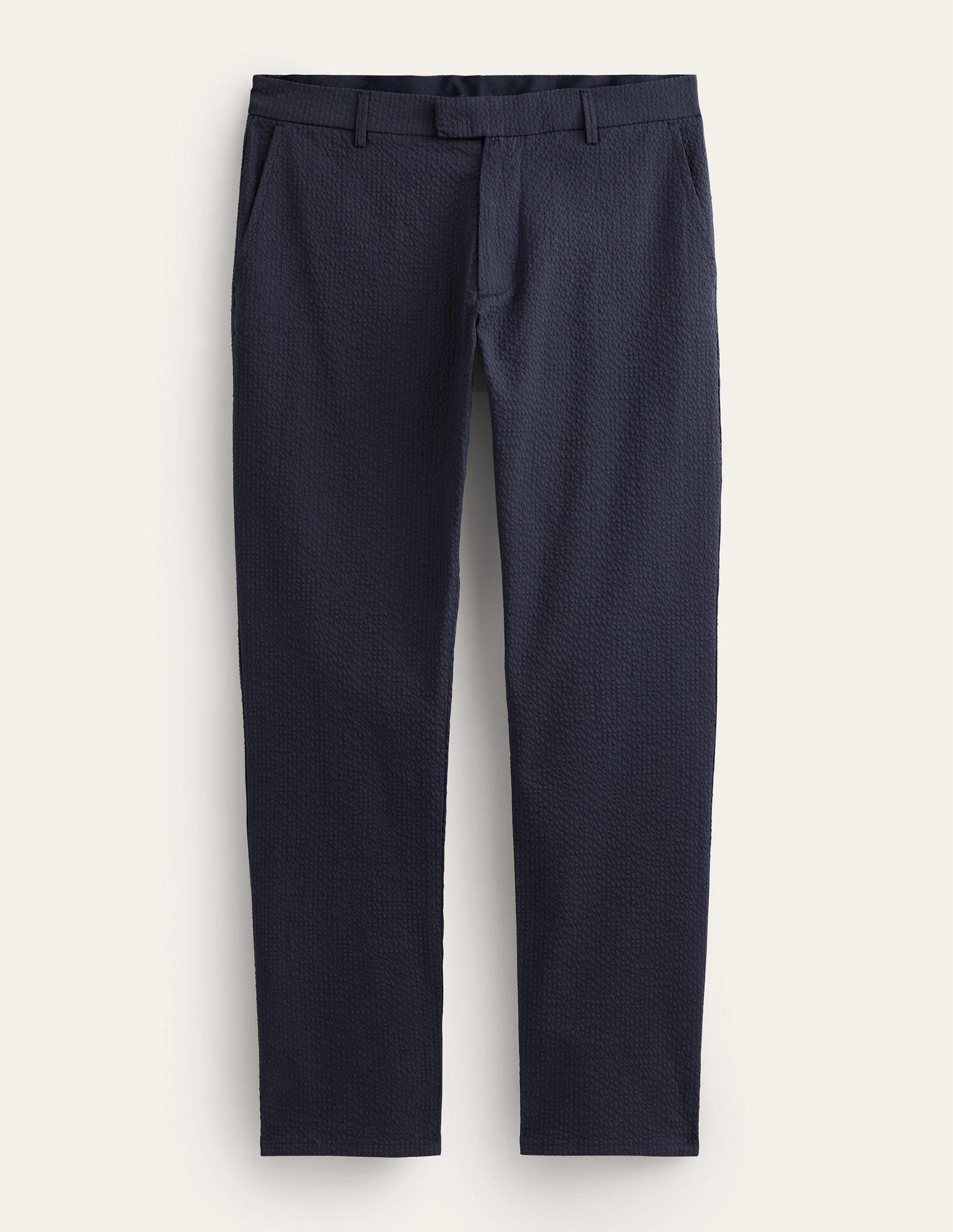  Smart Seersucker Trouser-Navy Seersucker、mySite、ashleygrahame