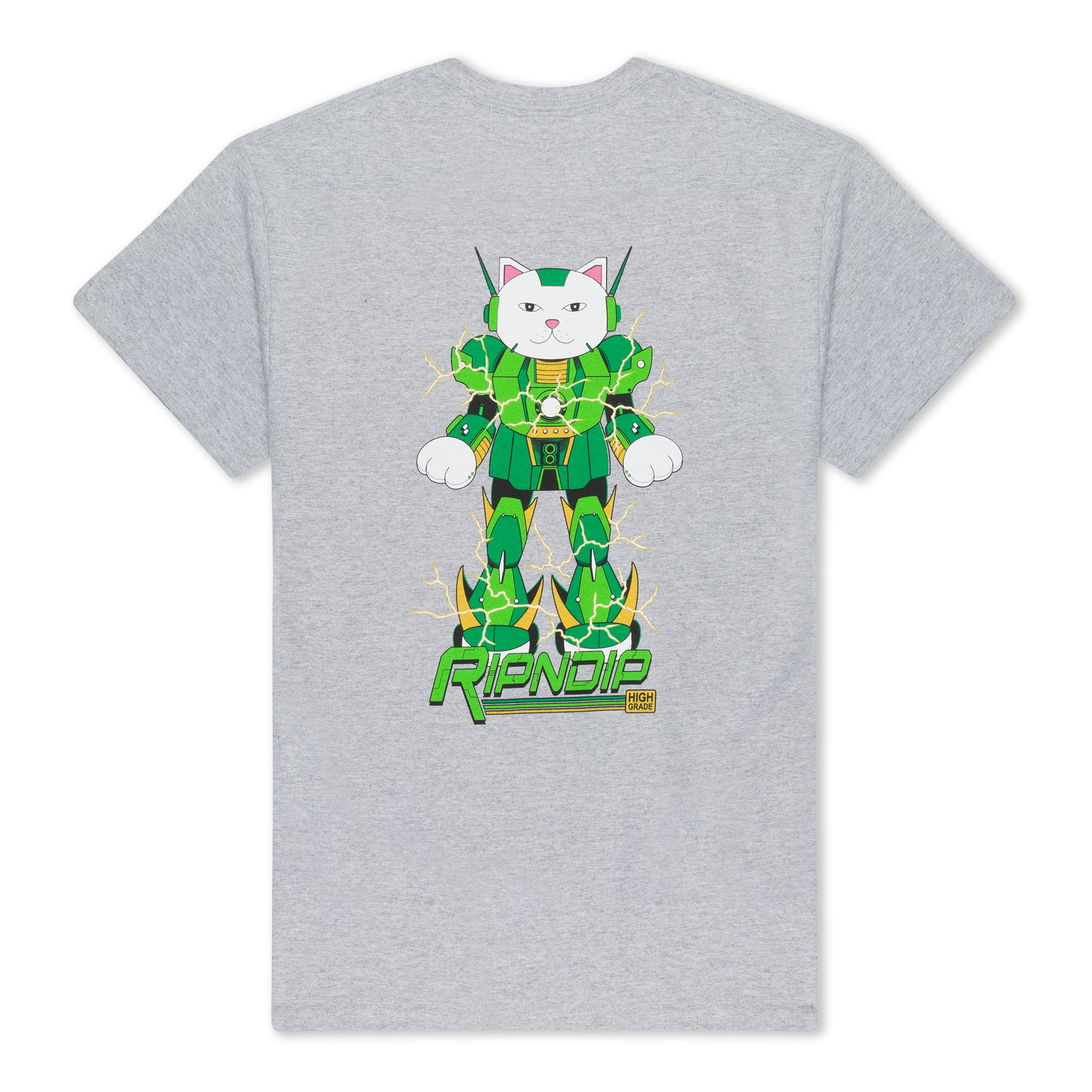  Ripndip x Naggiven Nermbot Tee (Ash Heather)、mySite、merchandisen