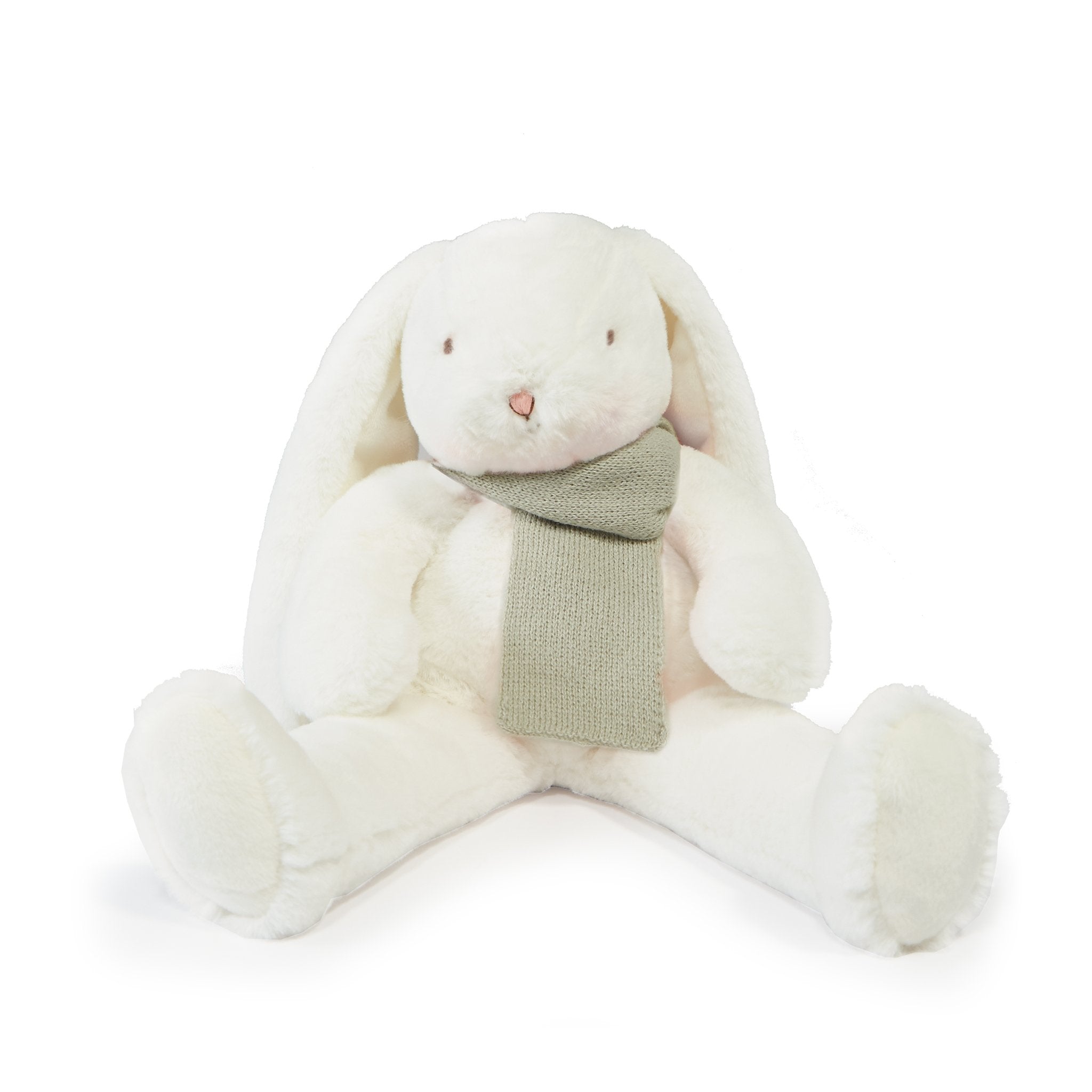 RETIRED - Snowdrop Nibble Fur Bunny with Gray Scarf、mySite、g9winljtr