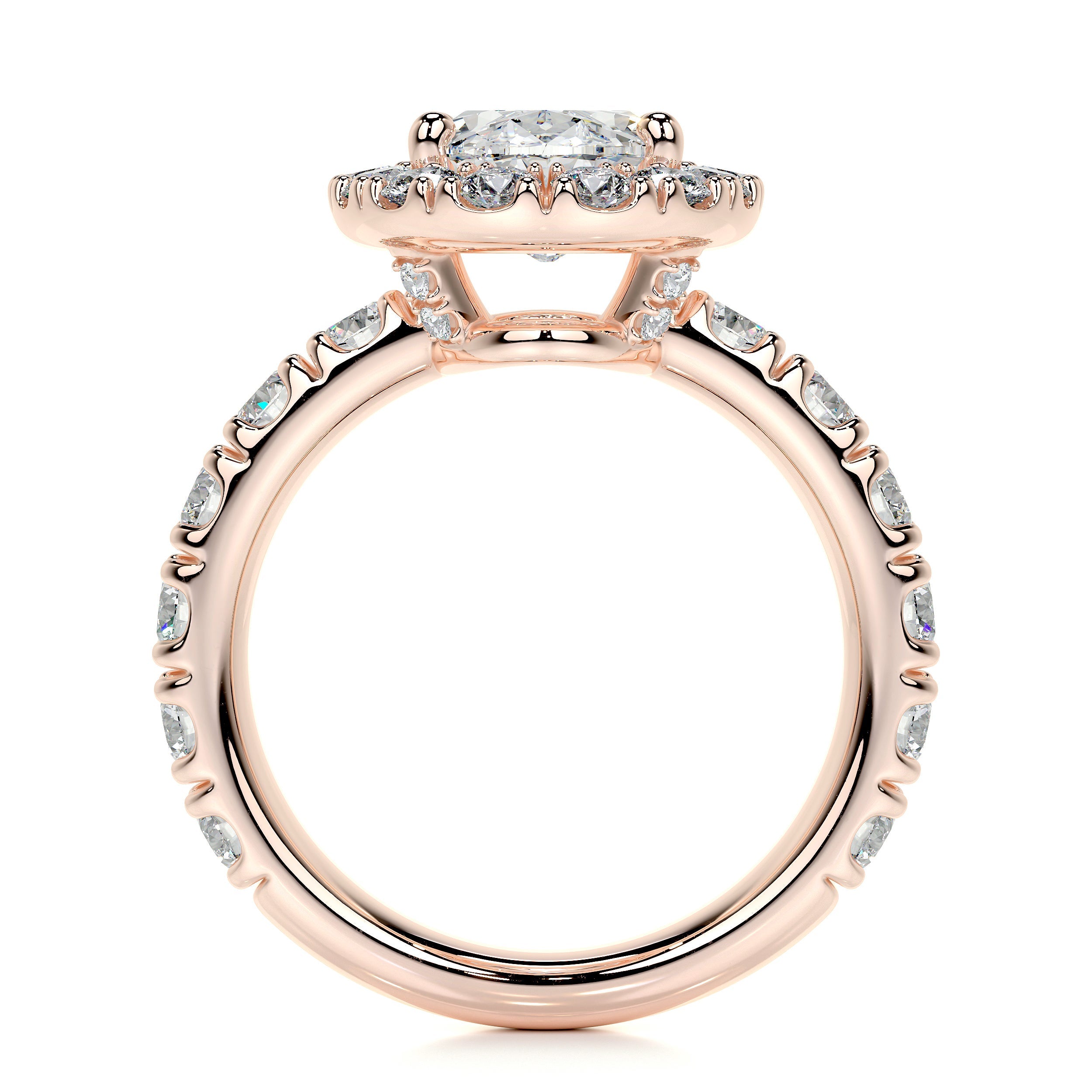 Maya Lab Grown Diamond Ring -14K Rose Gold、mySite、hinf8tx79