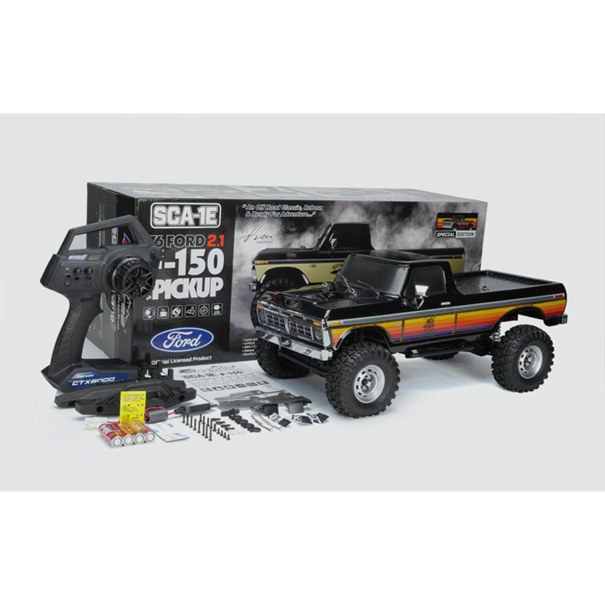  CIS86368, Carisma SCA-1E 1/10 Scale 70s Ford F-150 2.1 Spec 4WD RTR Scale Truck (Black)、mySite、merchandisen
