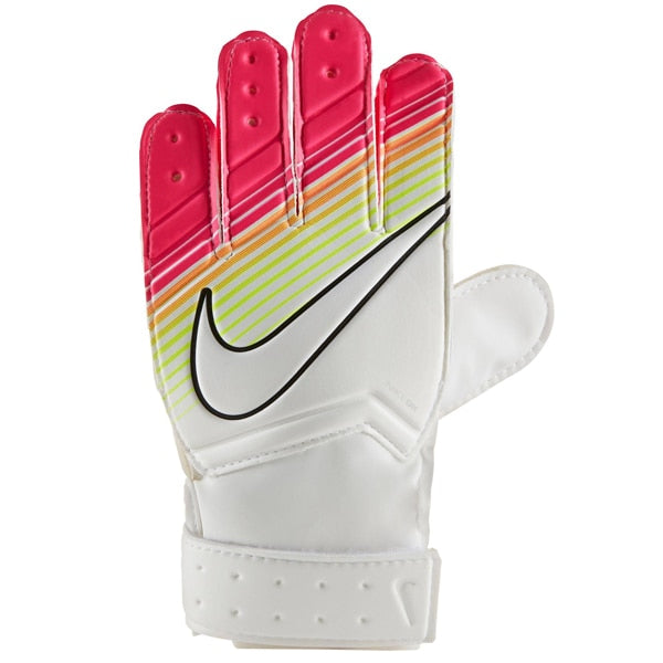 Nike Kids Spyne Match Goalkeeper Gloves White/Pink、mySite、noshort