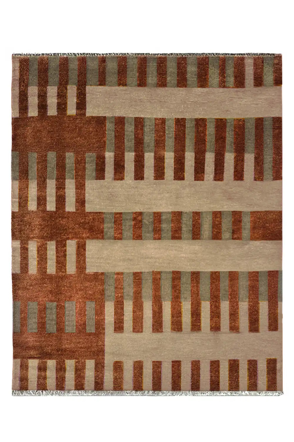 Interval Hand-Knotted Geometric Wool Rug、mySite、gigharbornorthrealestate