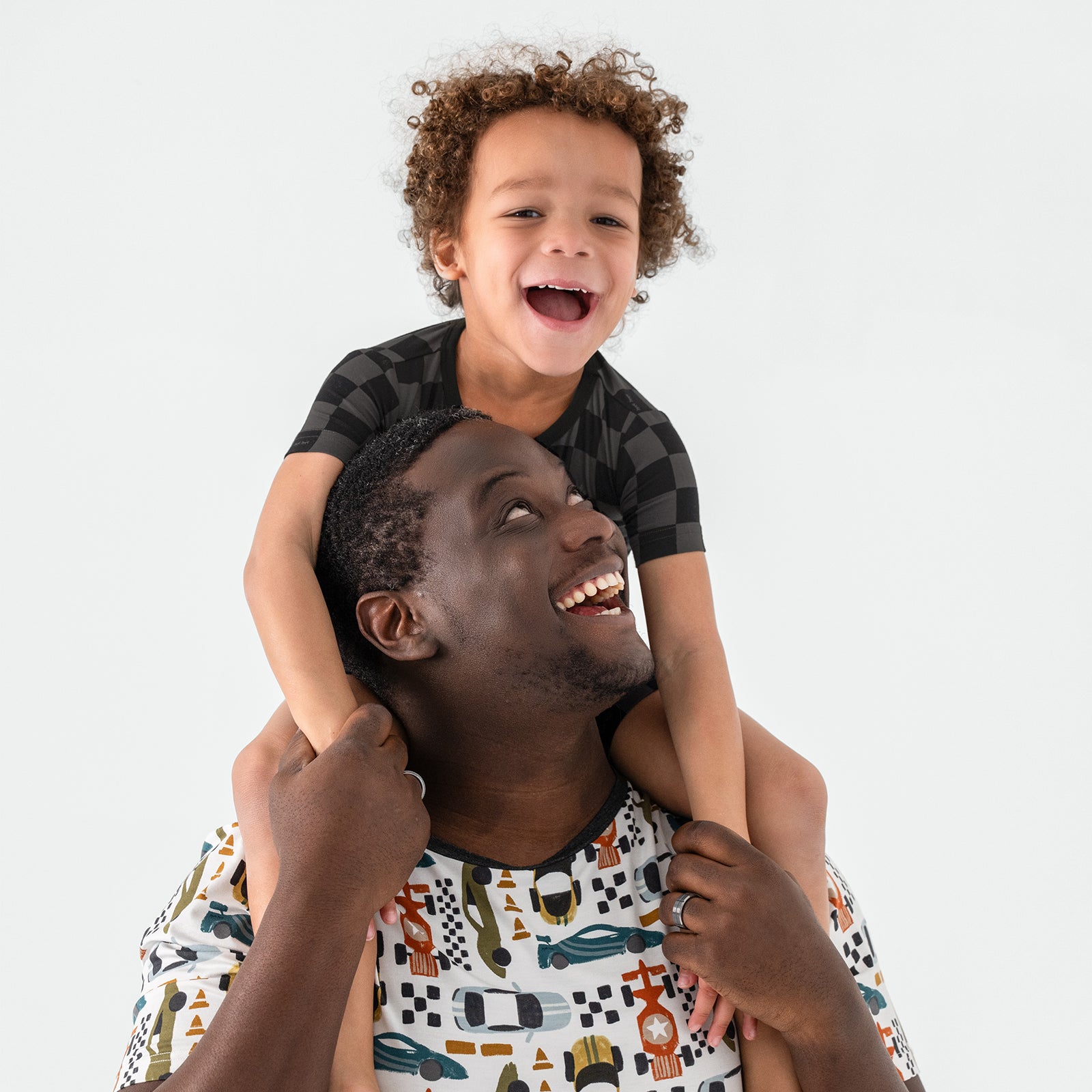 Fast Lane Men's Short Sleeve Pajama Top、mySite、g9winljtr