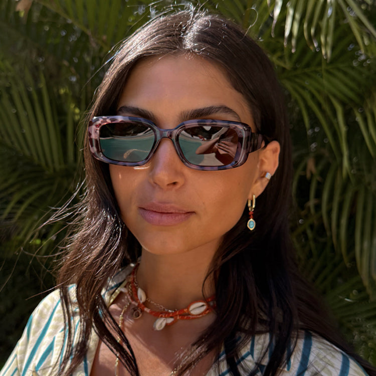 Tortoise Shell Rectangle Sunglasses、mySite、solidvoid