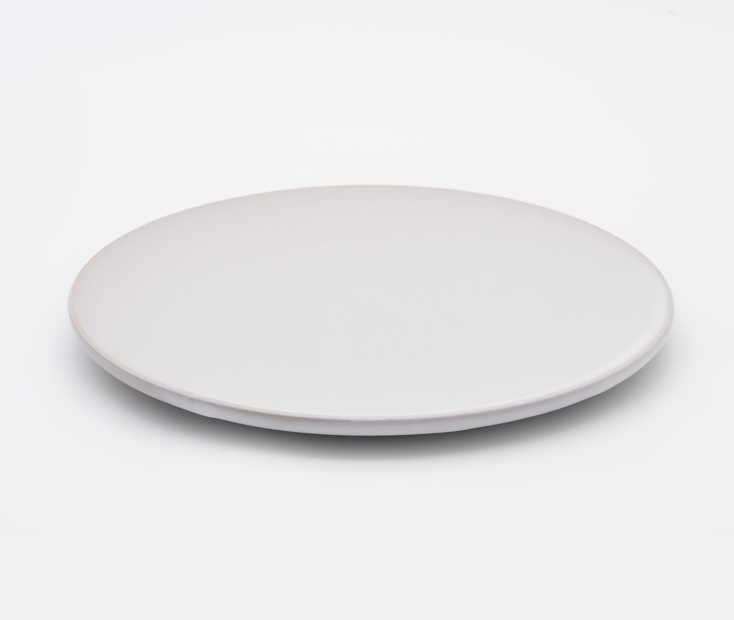 Glazed Stoneware Plate Small - White、mySite、topwebapps