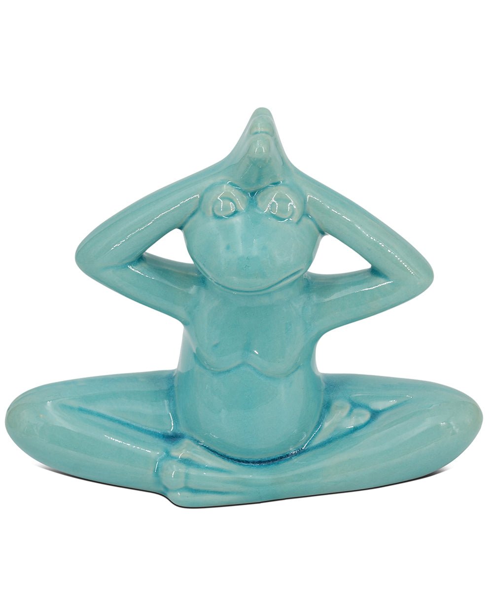 Ceramic Yoga Frog Figurines, Sold Individually Or Set、mySite、topwebapps