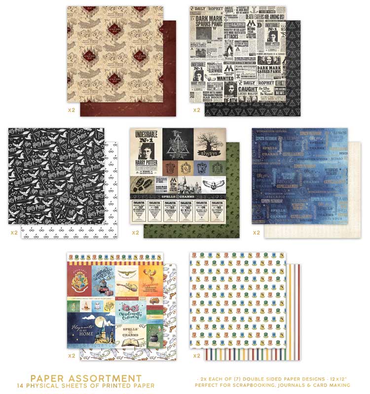  Harry Potter Scrapbook Paper Set、mySite、ghnorth