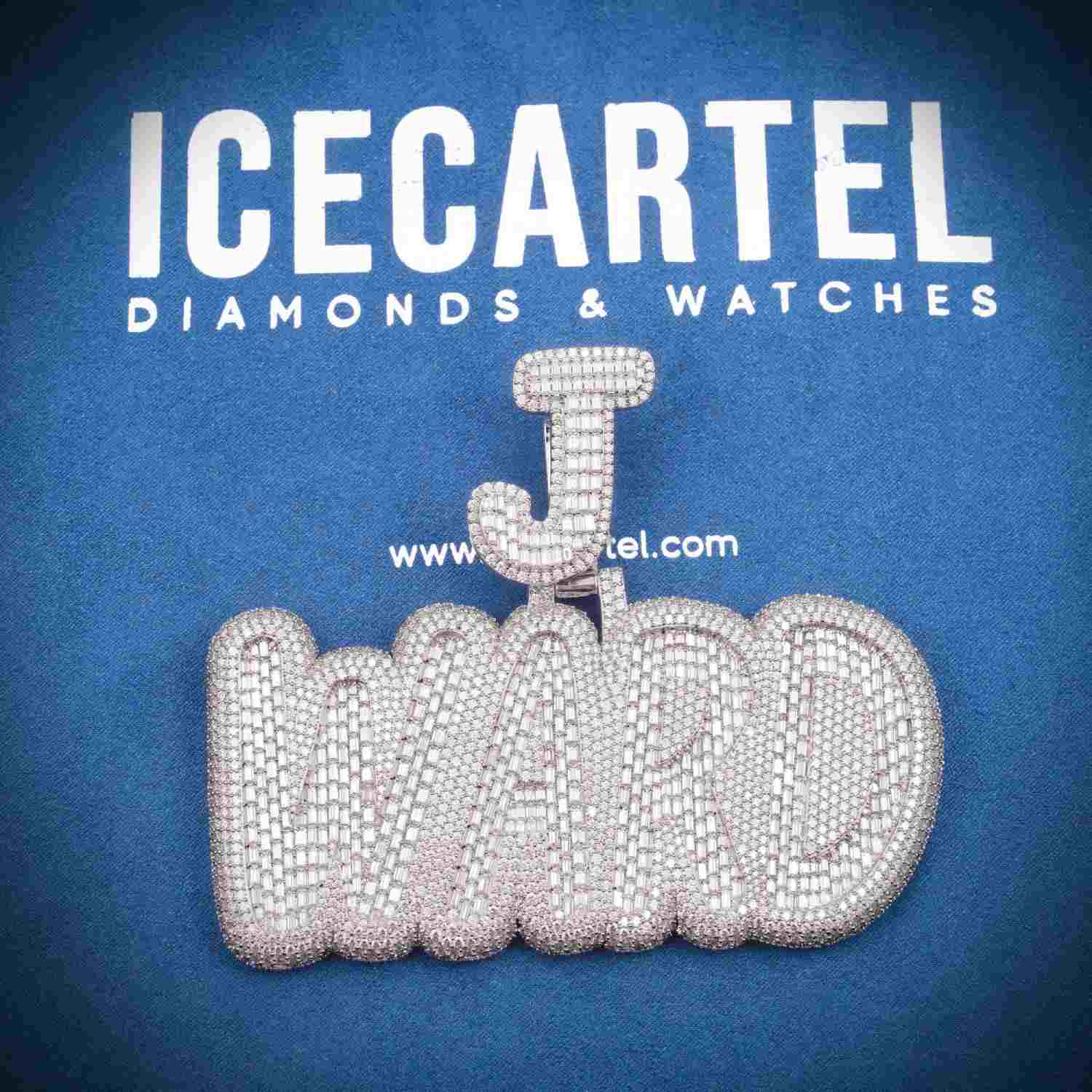 WARD Custom Moissanite Pendant 14K Gold、mySite、hinf8tx79