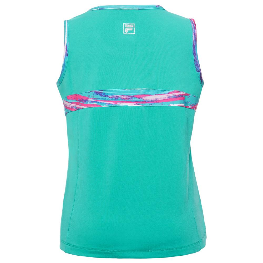 Fila Girl's Blue Wave Tank - Bluebird、mySite、neckold
