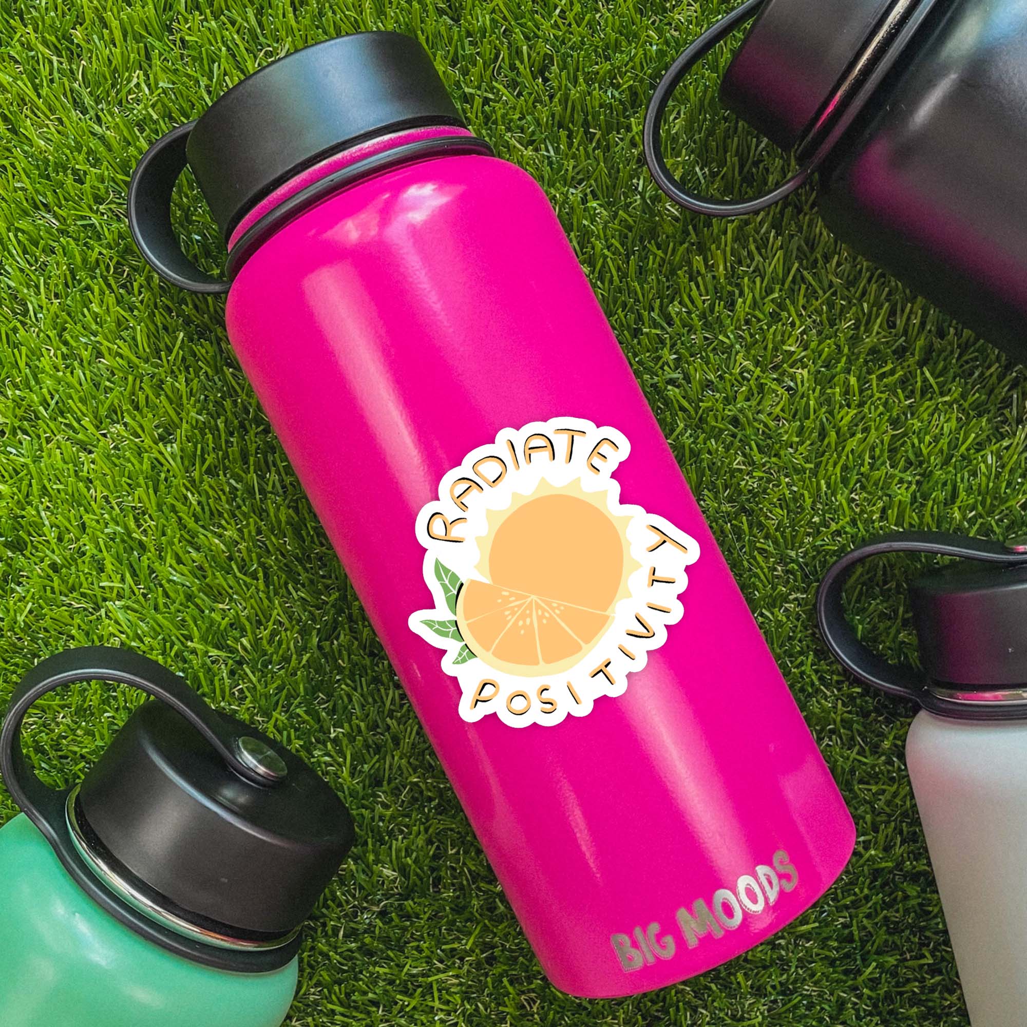  Radiate Positivity Orange & Sun Yellow - Positivity Sticker、mySite、elrpsem3k