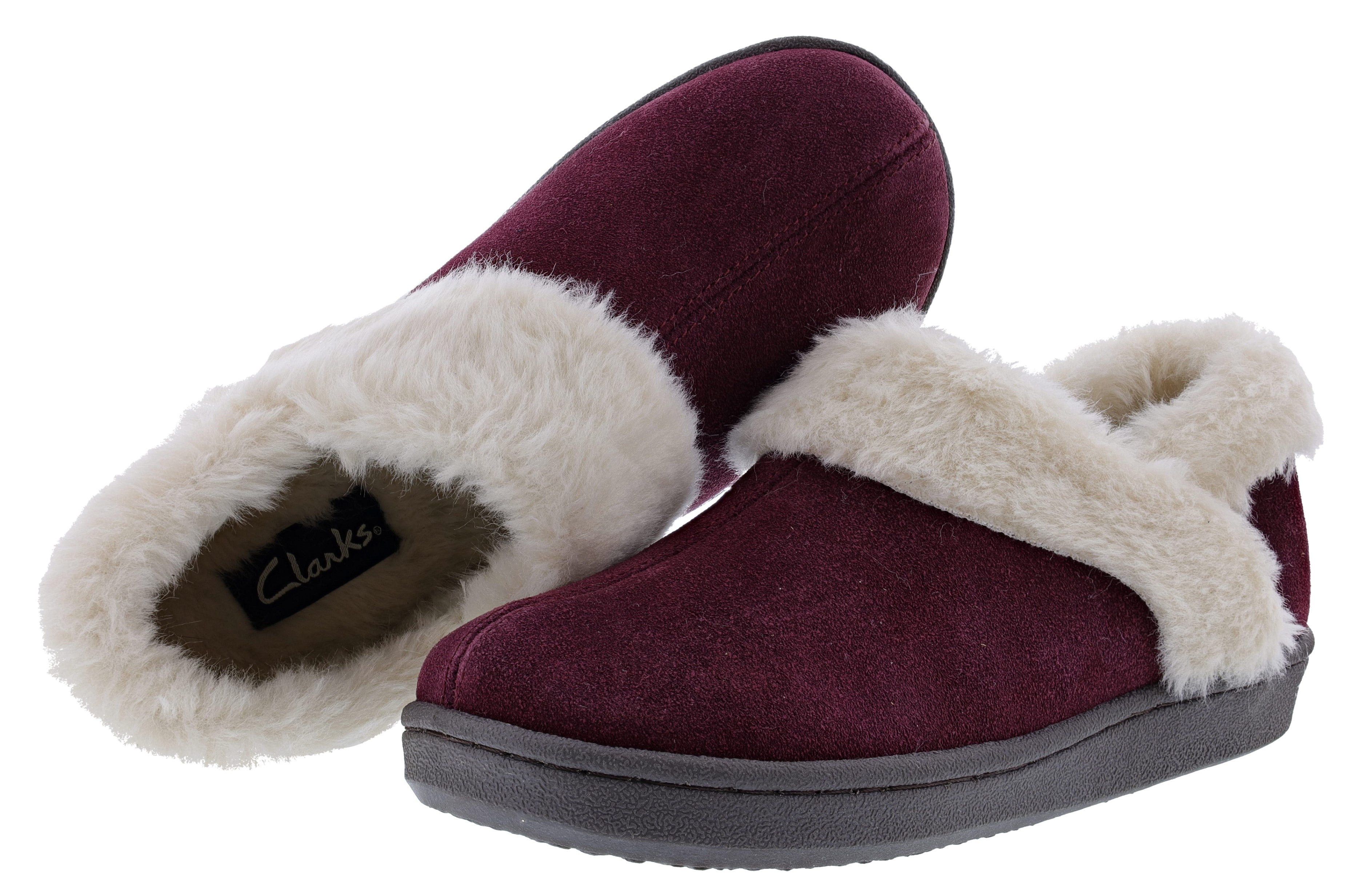 Clarks Women's Sarah Indoor & Outdoor Winter Slippers、mySite、dreamappss