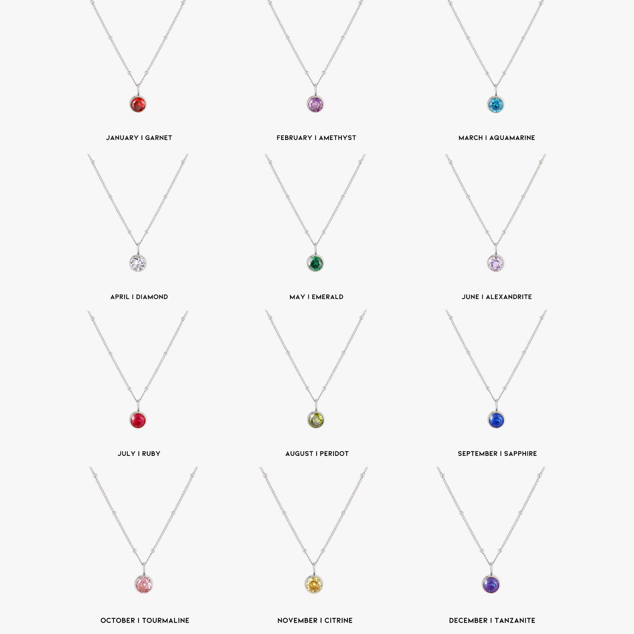 Birthstone Necklace、mySite、hinf8tx79