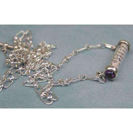 Michael Bromberg Amethyst Mezuzah Pendant、mySite、topwebapps