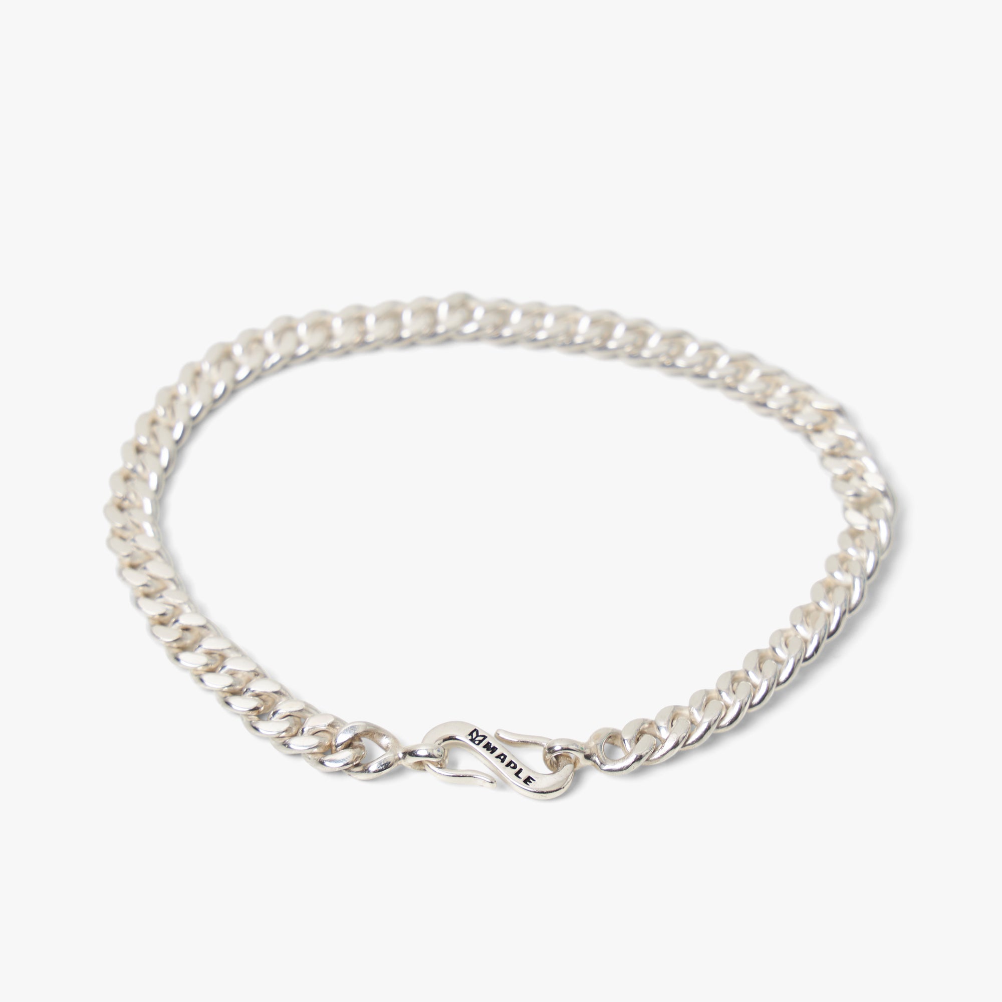  Maple Cuban Link Bracelet 5mm / Silver 925、mySite、merchandisen