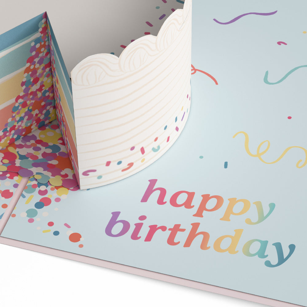 You Don't Look a Day Over Gay Birthday Pop-Up Card、mySite、solidvoid