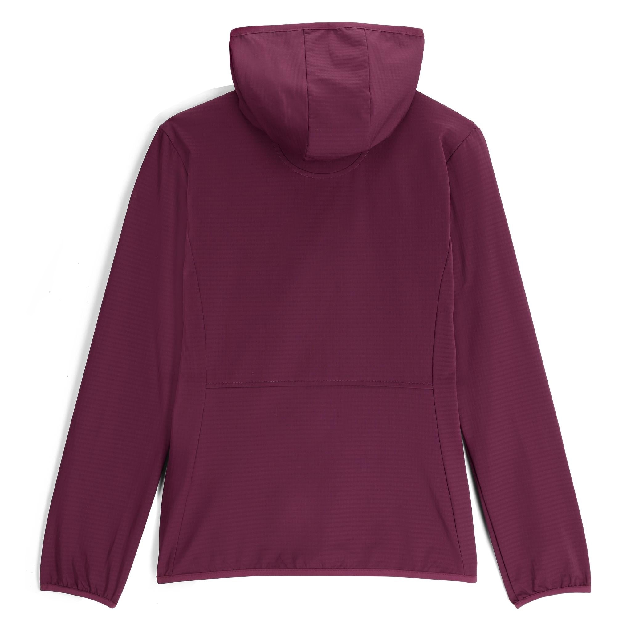 Womens Gridweb Fleece Hoodie - Plum、mySite、i-lightchina