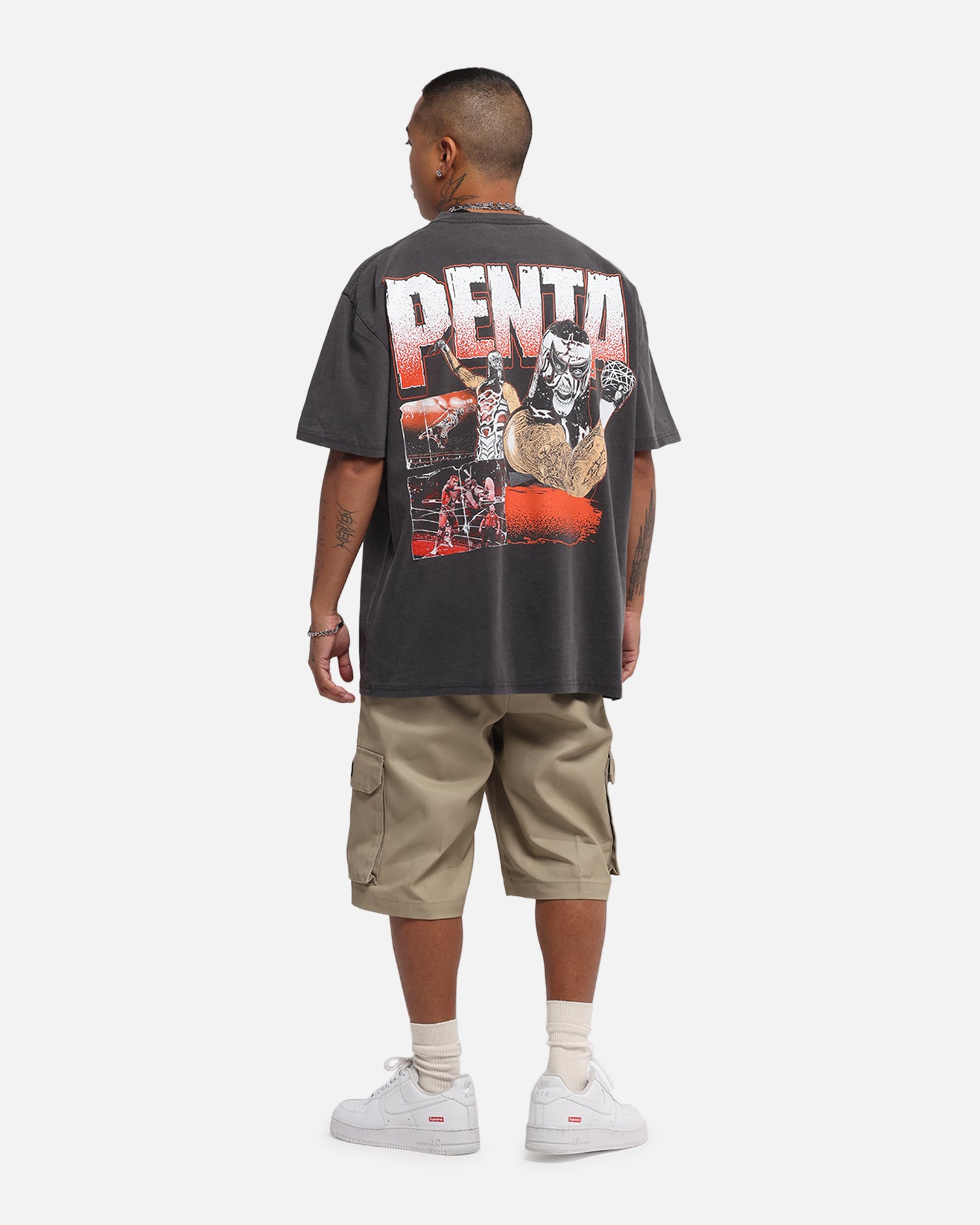 Culture Kings X WWE Penta Wrestlemania XLI Heavy T-Shirt Black Wash、mySite、zt4zffjzw