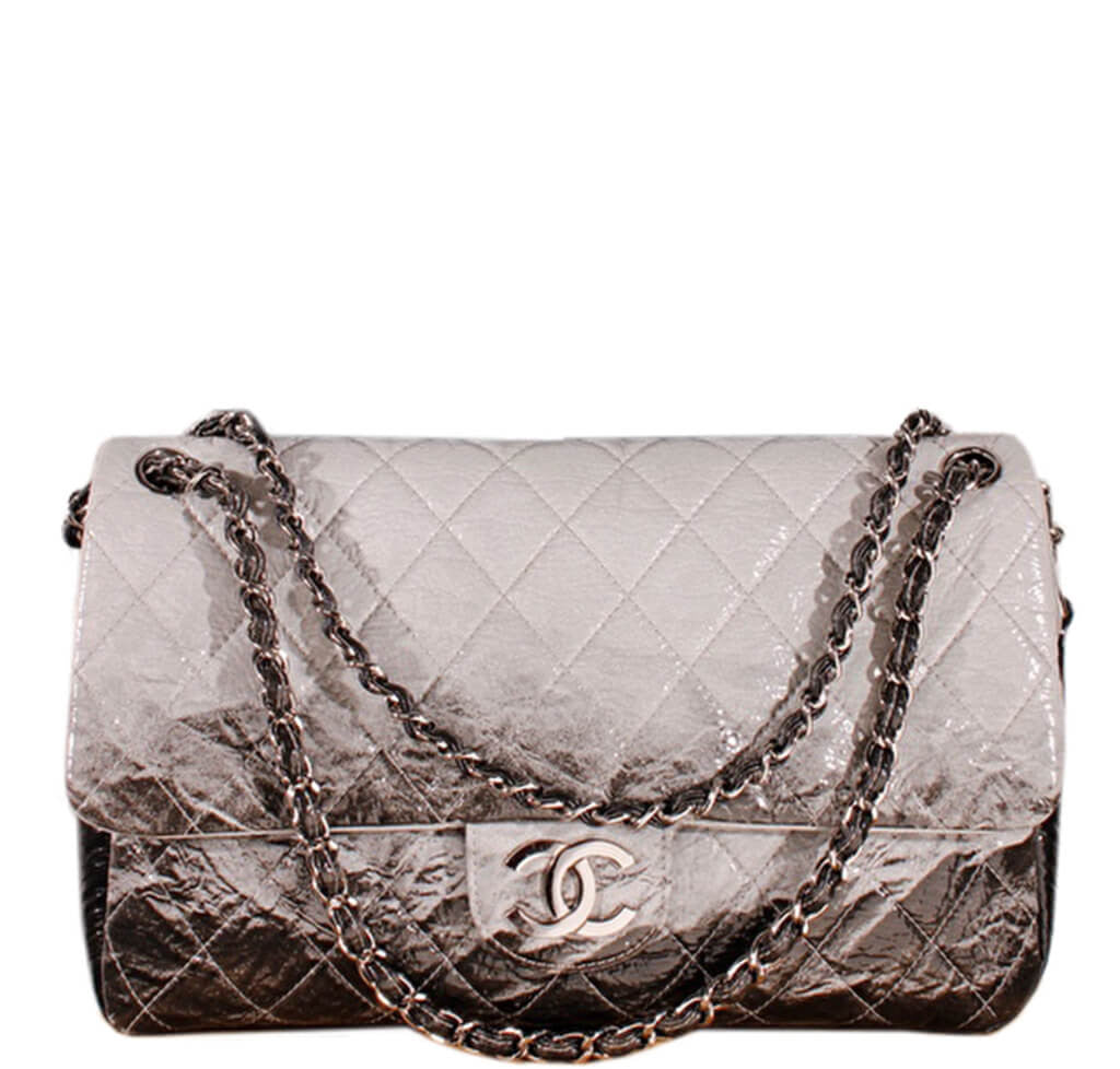 Chanel Jumbo Flap Bag Grey Black、mySite、garminoutage.com