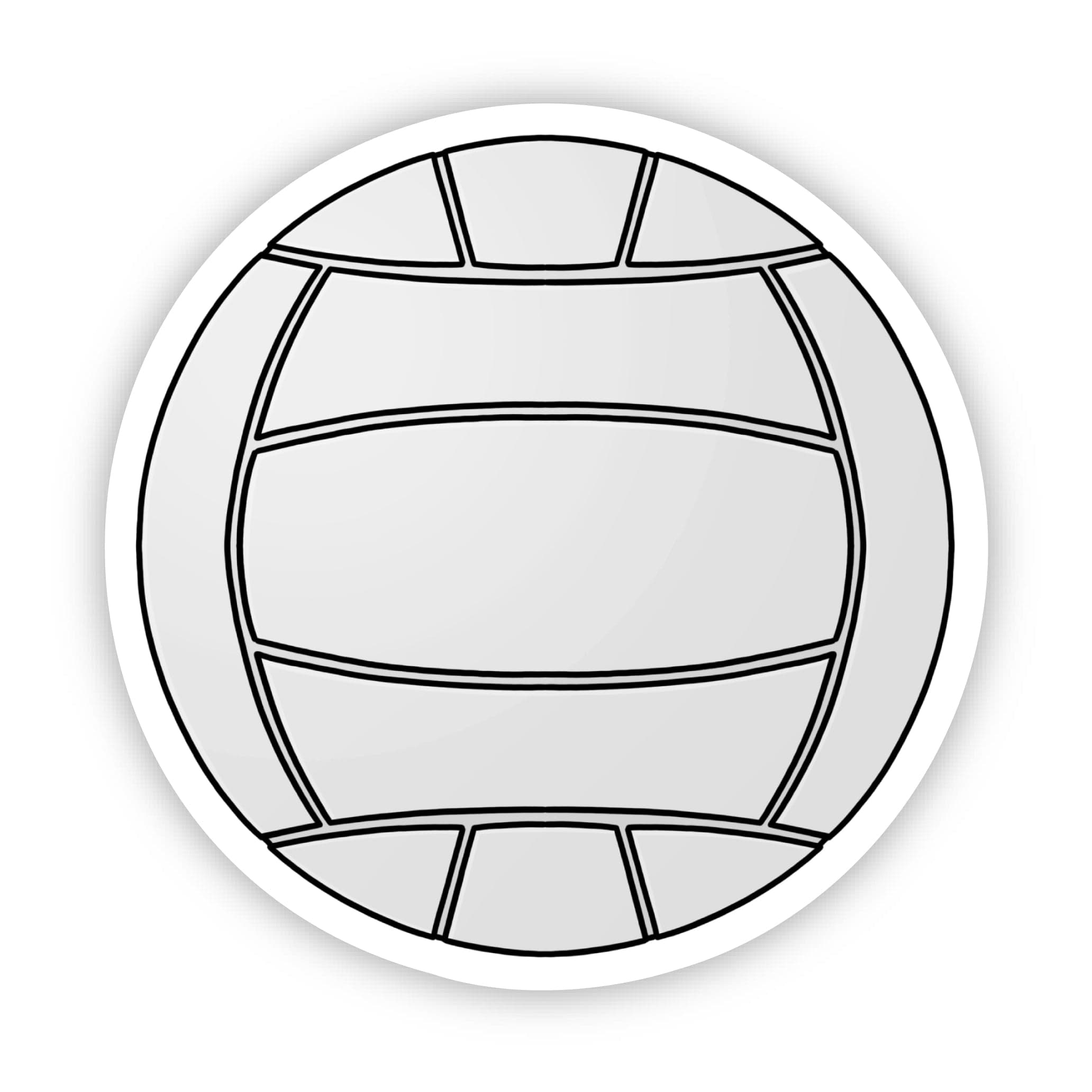  White Dodgeball Sticker、mySite、ghnorth