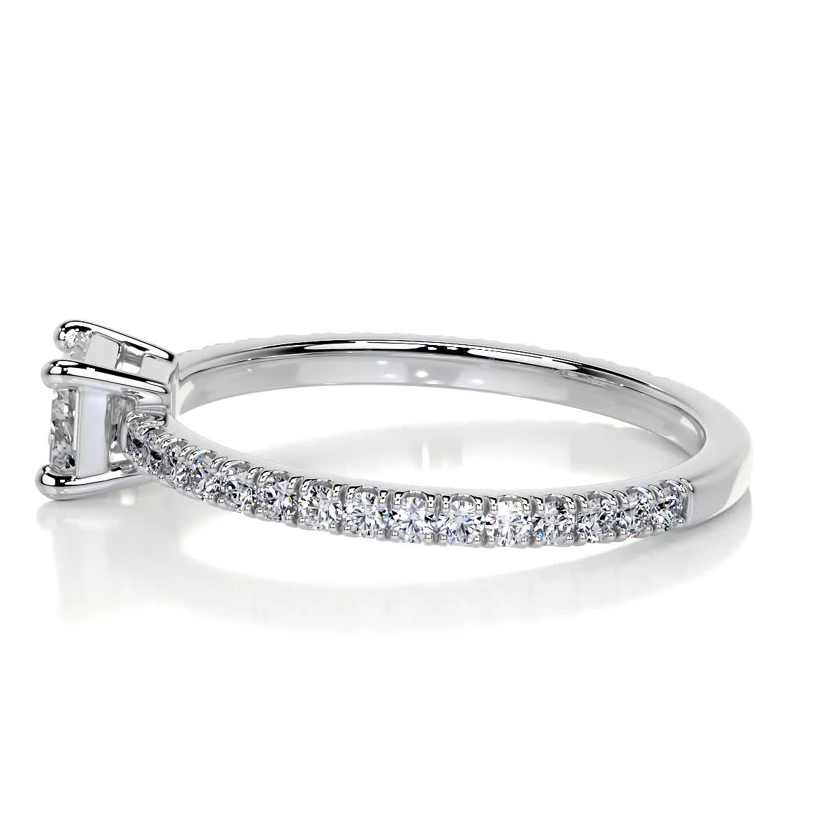 Chloe Radiant Lab Grown Stacking Ring (0.75 Carat) - Platinum、mySite、hinf8tx79
