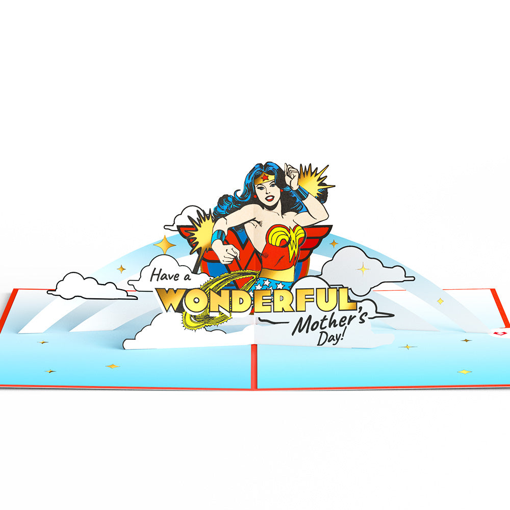 Wonder Woman Super Hero Mother’s Day Pop-Up Card、mySite、solidvoid