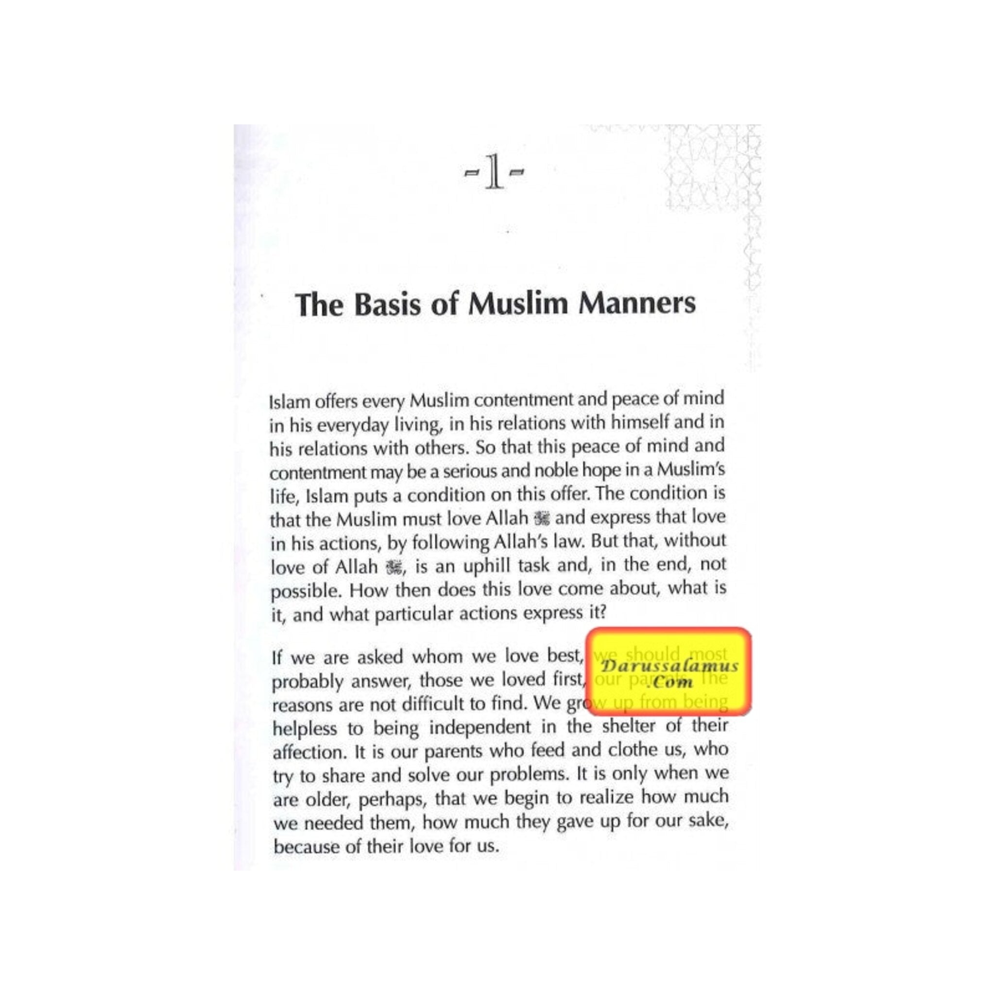 Muslim Manners By Iqbal Ahmad Azami、mySite、topwebapps