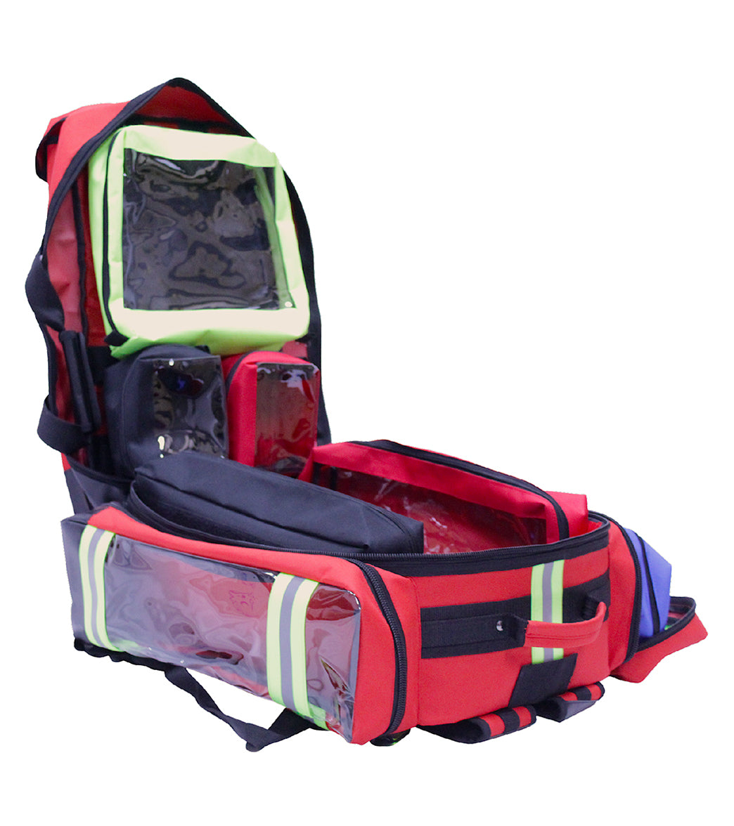 KEMP USA Ultimate EMS Backpack with Clear Pockets、mySite、noshort