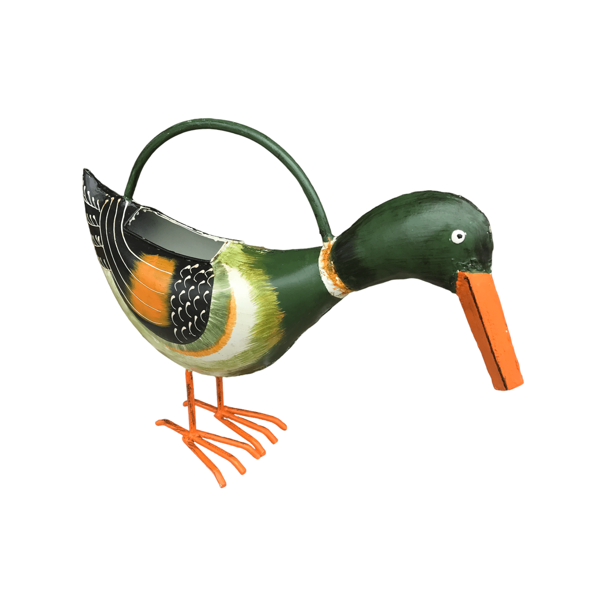 Alfred The Mallard Duck Plant Pals Metal Watering Can Handcrafted、mySite、g9winljtr