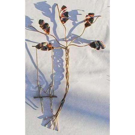 Infinity Art in Metal Tree and Swing Wall Sculpture、mySite、topwebapps