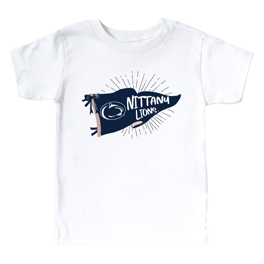  The Pennsylvania State University | Footballs & Bows Kids Graphic Tee、mySite、layawaytickets