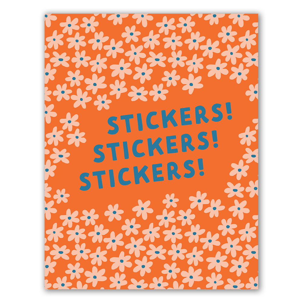  Orange Flowers Blank Sticker Album、mySite、ghnorth