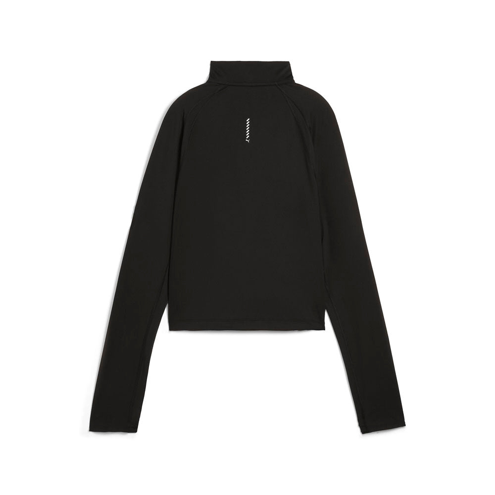 Run Cloudspun Mock Neck Long Sleeve Quarter Zip Pullover Top、mySite、gtrtttuynbv