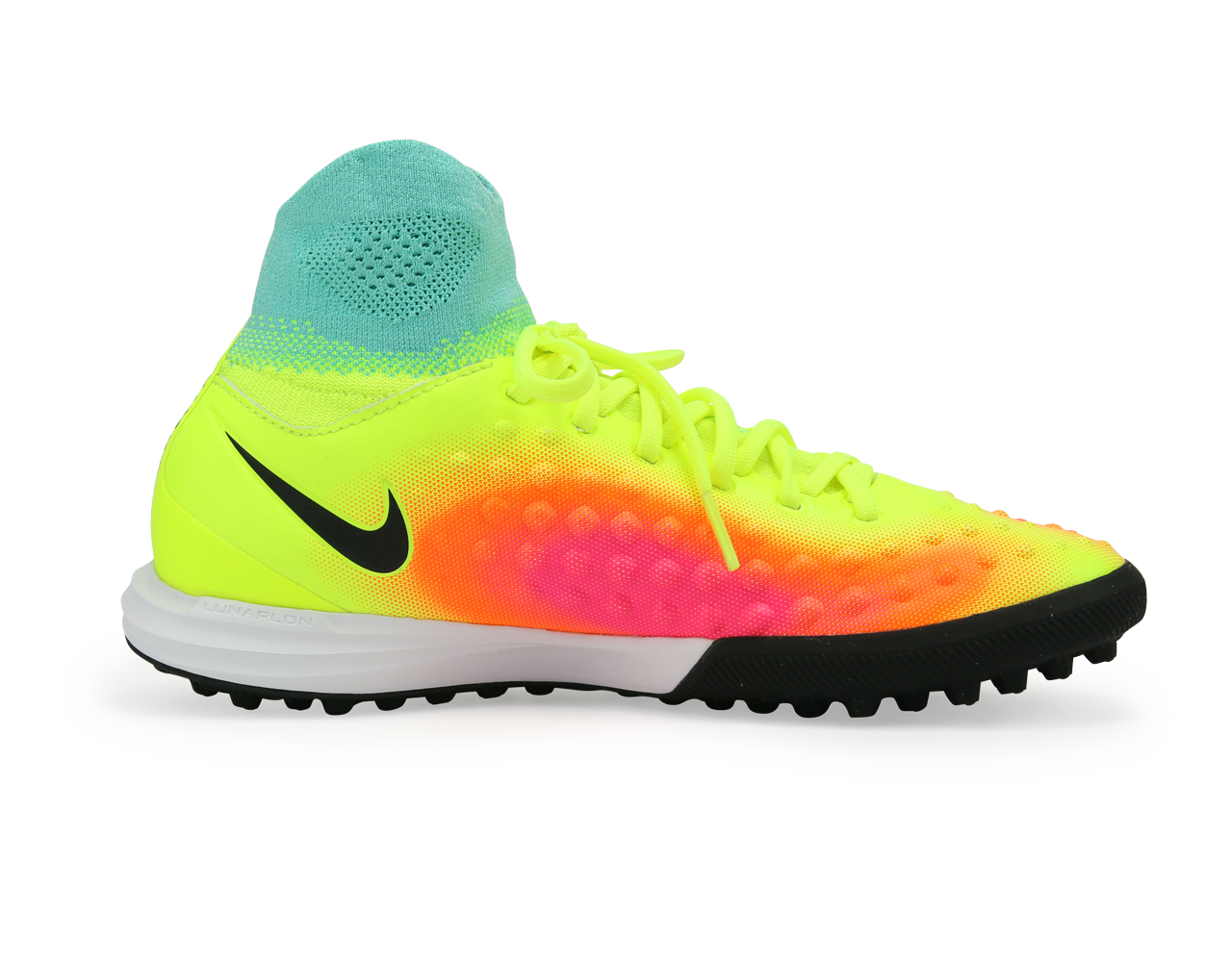 Nike Kids MagistaX Proximo Turf Soccer Shoes Volt/Black/Total Orange、mySite、bottomscart