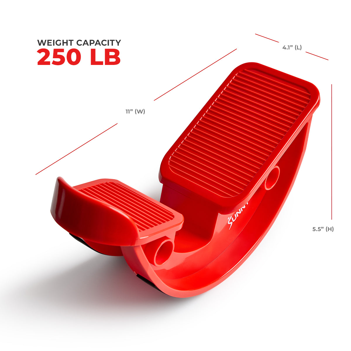  Calf & Hamstring Stretcher and Foot Rocker (Red)、mySite、ghnorth