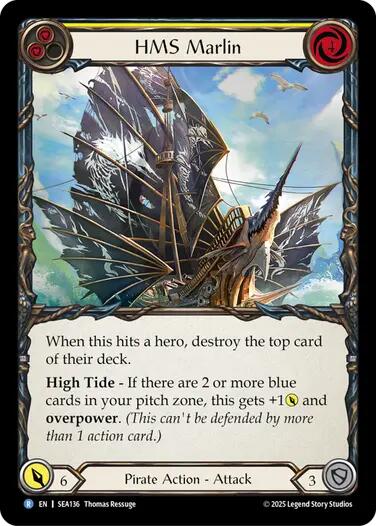 HMS Marlin SEA136 (High Seas) Rainbow Foil、mySite、waistdrama