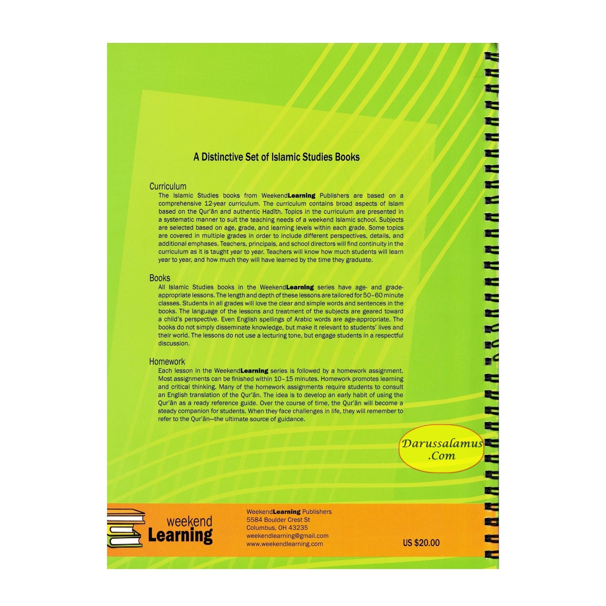 Islamic Studies Level 9 Teacher’s Manual (Teacher’s Edition) (Weekend Learning Series) By Husain A.Nauri and Mansur Ahmad、mySite、topwebapps