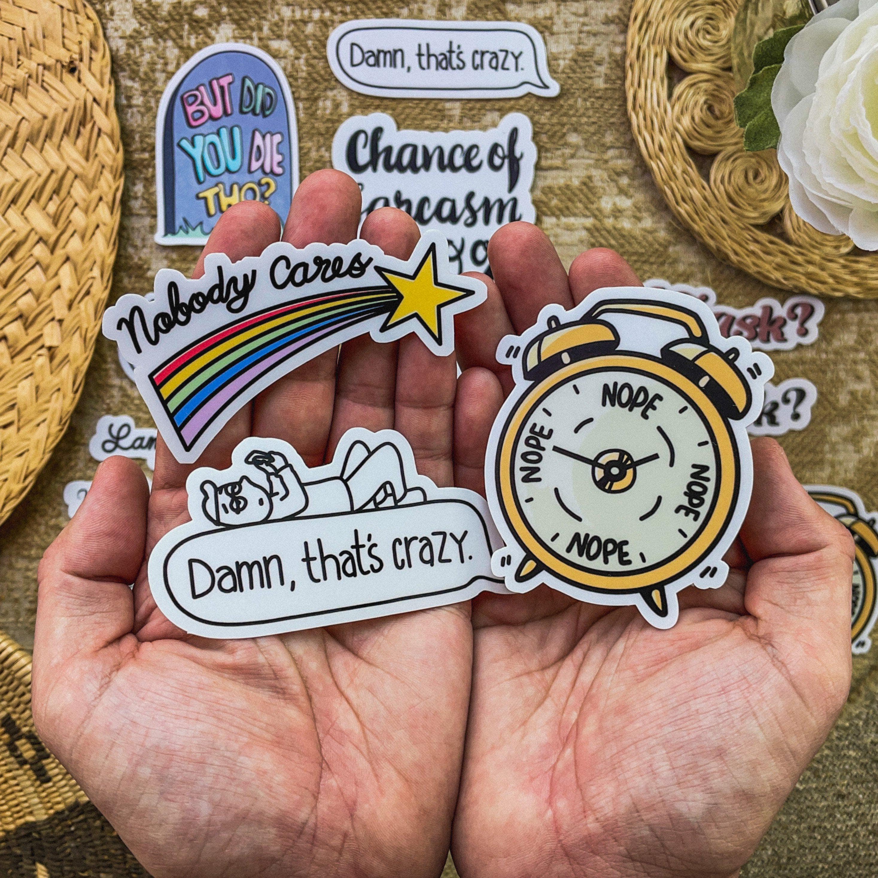  Nope Alarm Clock Sticker、mySite、elrpsem3k