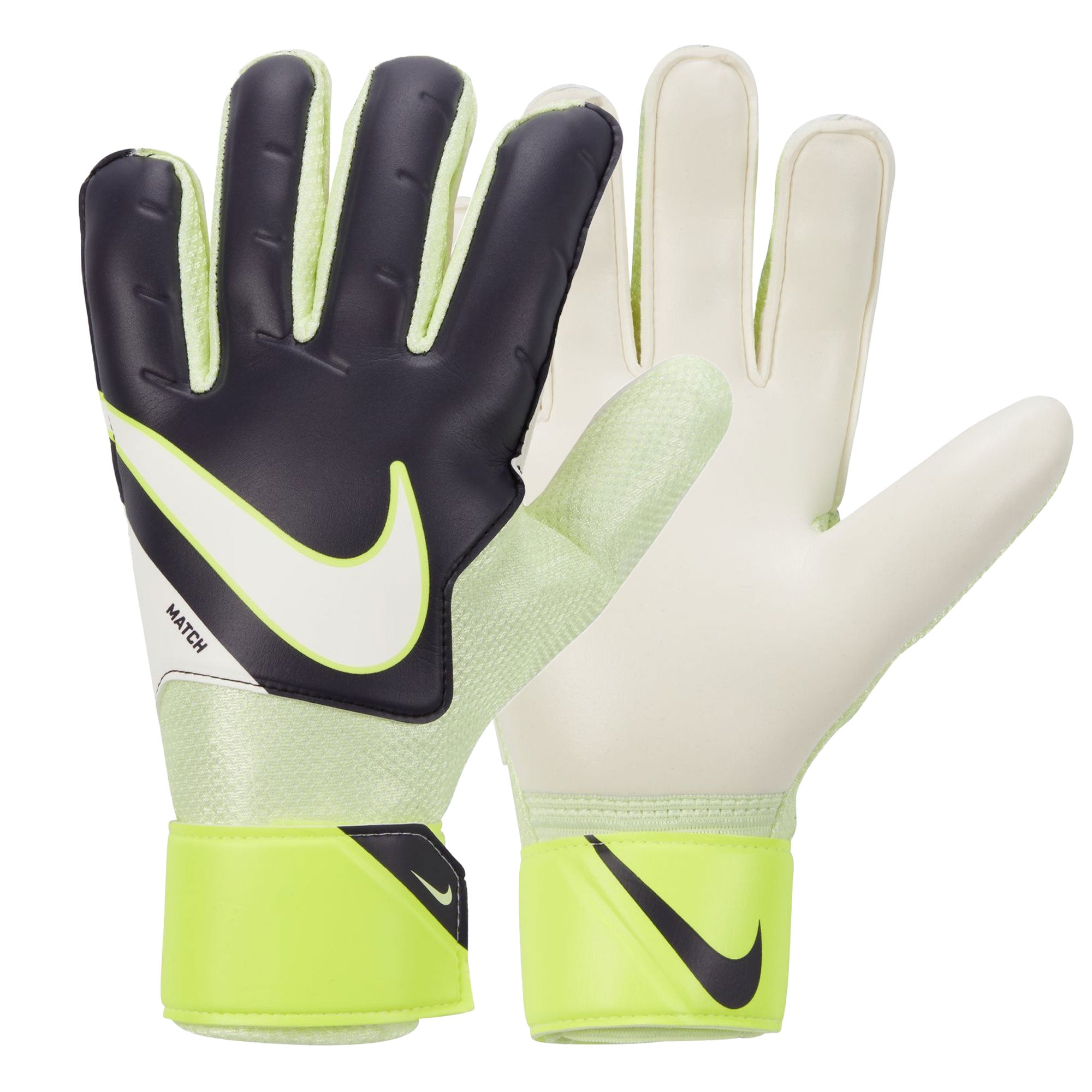 Nike Men's Match Goalkeeper Gloves Gridiron/White、mySite、noshort