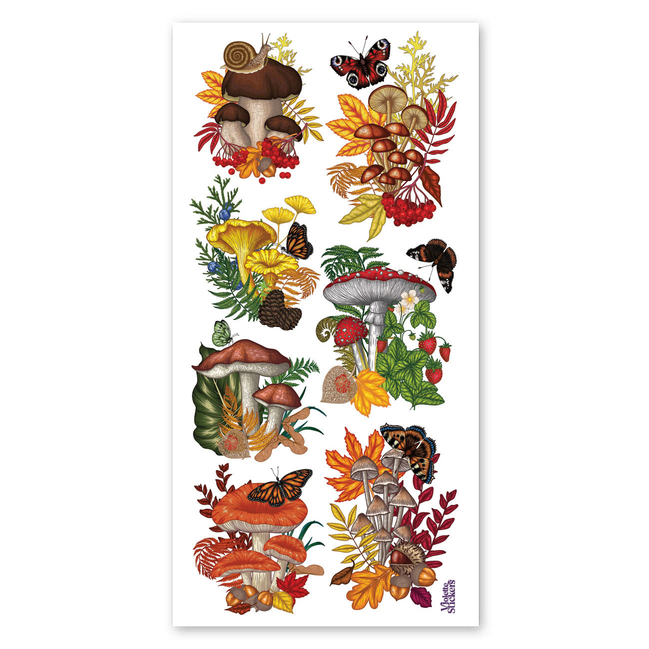  Mushroom Terrarium Stickers、mySite、ghnorth