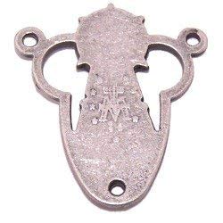  Miraculous medal center - O.L. Grace - Pewter(2.3 cm-0.9)、mySite、elrpsem3k