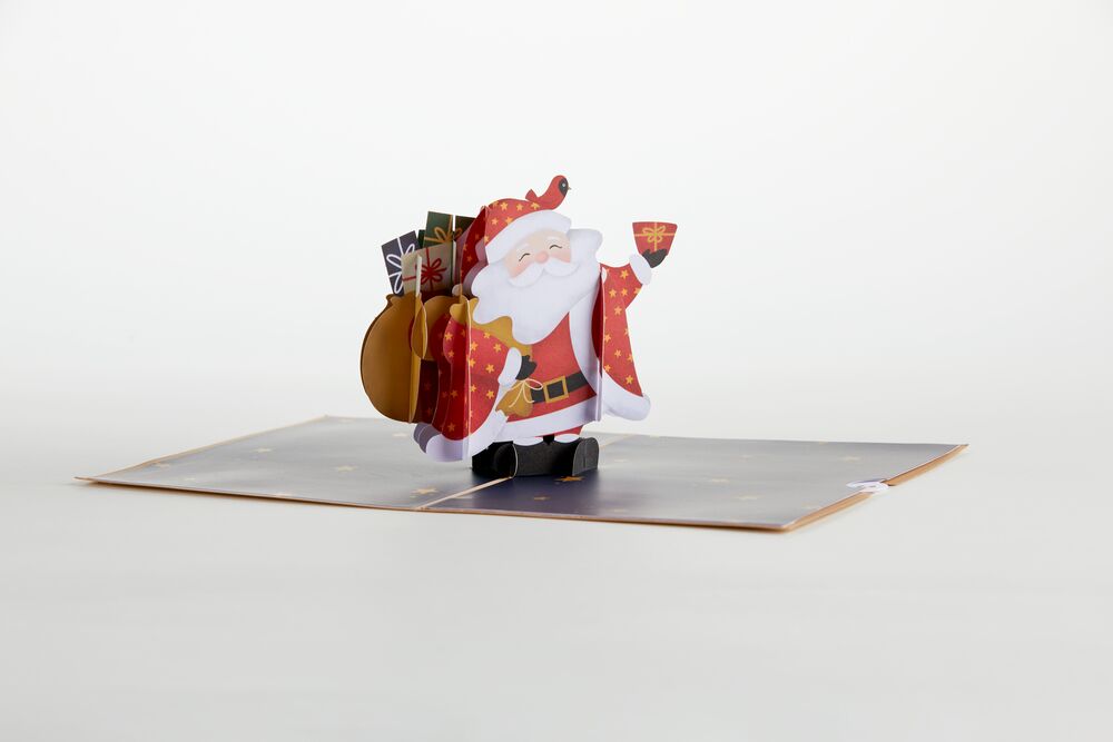 Jolly Holiday Santa Pop-Up Card、mySite、solidvoid