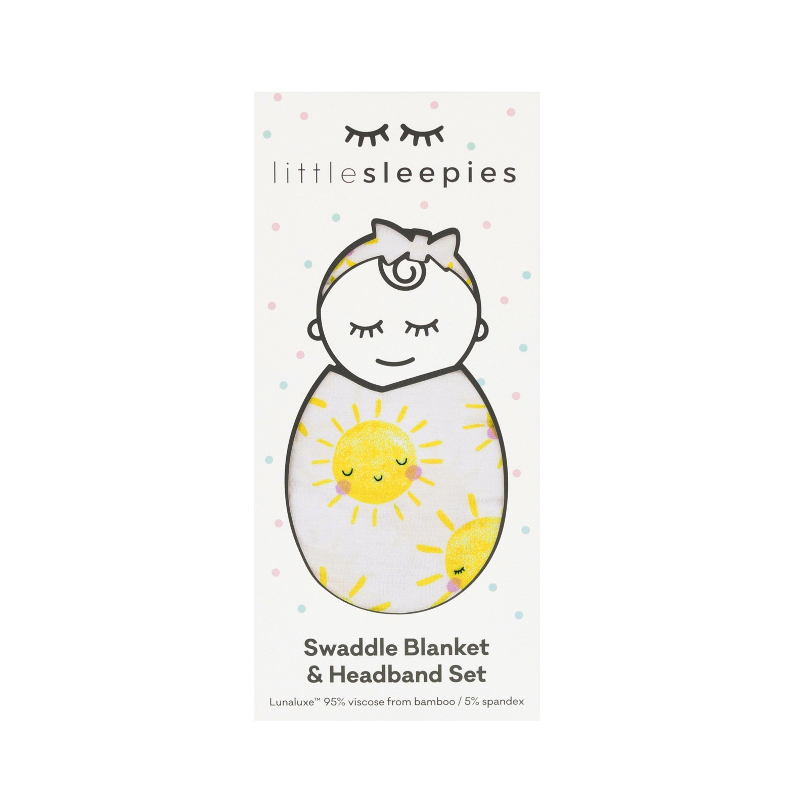 Sunshine Swaddle & Luxe Bow Headband Set、mySite、g9winljtr