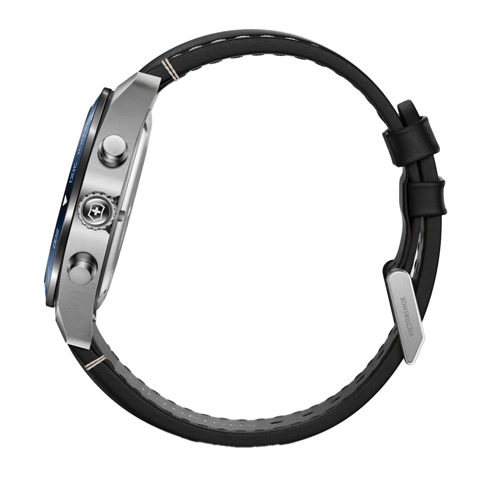 Swiss Army Chrono Quartz 42mm - Blue on Black Leather Strap、mySite、botmansion