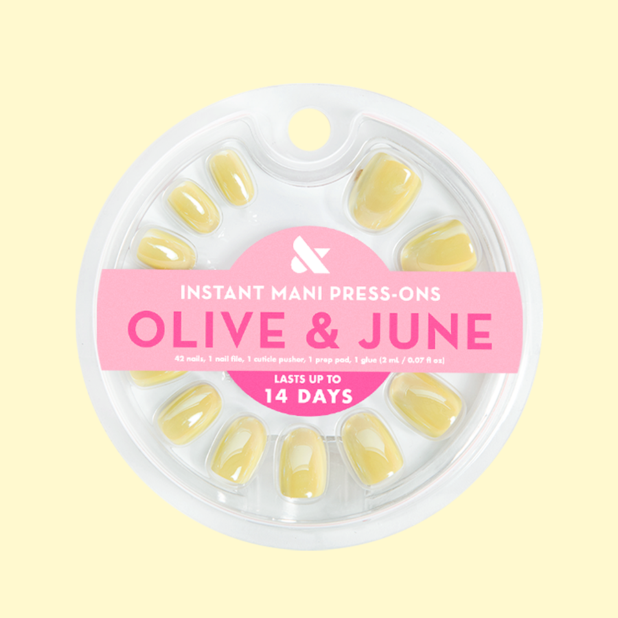 Citrus Chrome - Press-On | Extra Short | Round、mySite、solidvoid